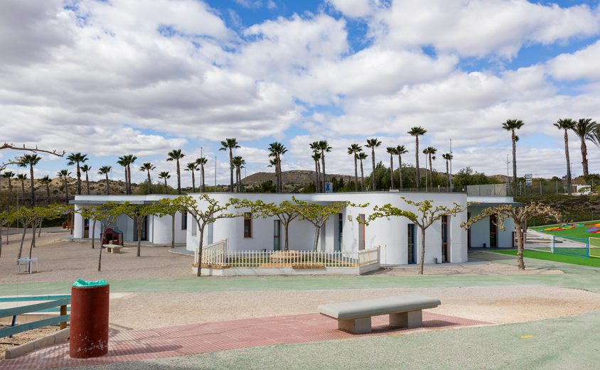 Vista área infantil